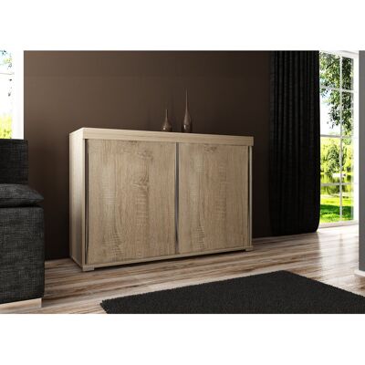 Latitude Run Linndale 2 - Door Accent Cabinet Oak 94cm H x 120cm W x 45cm D Latitude Run Linndale 2 - Door Accent Cabinet Oak 94cm H x 120cm W x 45cm D