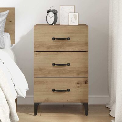 Latitude Run Bedside Cabinet Artisan Oak 40 X 40 X 66 Cm Engineered Wood Artisan Oak 66cm H X 40cm W X 40.5cm D Latitude Run Bedside Cabinet Artisan Oak 40 X 40 X 66 Cm Engineered Wood Artisan Oak 66cm H X 40cm W X 40.5cm D