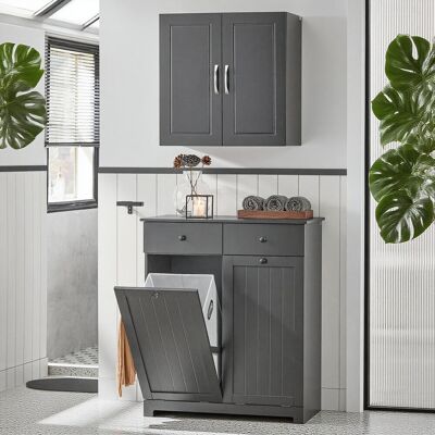 Rebrilliant Munsell 78cm x 90cm Free-Standing Cabinet Black 90cm H X 78cm W X 38cm D Rebrilliant Munsell 78cm x 90cm Free-Standing Cabinet Black 90cm H X 78cm W X 38cm D