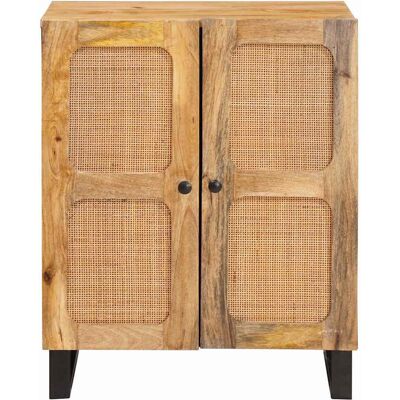 George Oliver Sideboard Brown Solid Mango Wood Modern Contemporary Storage Home Unit Brown 75cm H X 60cm W X 33cm D George Oliver Sideboard Brown Solid Mango Wood Modern Contemporary Storage Home Unit Brown 75cm H X 60cm W X 33cm D