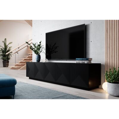 Latitude Run Abbigale TV Stand for TVs up to 55" Black 55" Latitude Run Abbigale TV Stand for TVs up to 55" Black 55"