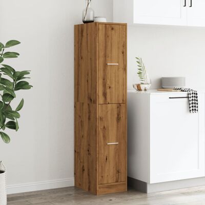17 Stories Vidaxl apothecary cabinet made of white wood, 30 x 41 x 144.5cm Artisan-Eiche 144.5cm H X 30cm W X 41cm D 17 Stories Vidaxl apothecary cabinet made of white wood, 30 x 41 x 144.5cm Artisan-Eiche 144.5cm H X 30cm W X 41cm D