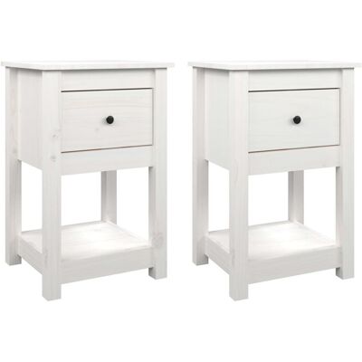 Latitude Run 1 Drawer Bedside Table White 61.5cm H X 40cm W X 35cm D Latitude Run 1 Drawer Bedside Table White 61.5cm H X 40cm W X 35cm D