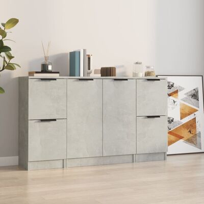 Latitude Run Krissie 60Cm Wide Sideboard Concrete Grey 70cm H X 60cm W X 30cm D Latitude Run Krissie 60Cm Wide Sideboard Concrete Grey 70cm H X 60cm W X 30cm D
