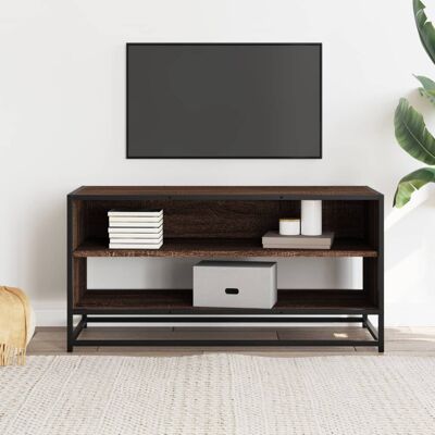 Latitude Run Avionce TV Stand Brown Oak 91cm Latitude Run Avionce TV Stand Brown Oak 91cm