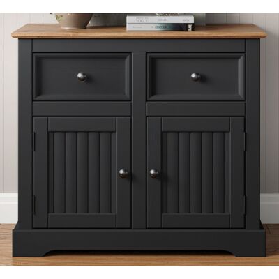 Rosalind Wheeler Dharamvir 87 Sideboard Brown/Grey 76cm H X 87cm W X 40cm D Rosalind Wheeler Dharamvir 87 Sideboard Brown/Grey 76cm H X 87cm W X 40cm D
