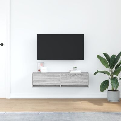 Latitude Run TV Cabinet Grey Sonoma Engineered Wood 100 X 31 X 25.5 Cm Grey Sonoma 40" Latitude Run TV Cabinet Grey Sonoma Engineered Wood 100 X 31 X 25.5 Cm Grey Sonoma 40"