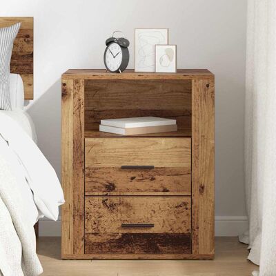 17 Stories Bedside Cabinet Artisan Oak 50 X 36 X 60 Cm Engineered Wood Old Wood 60cm H X 35cm W X 50cm D 17 Stories Bedside Cabinet Artisan Oak 50 X 36 X 60 Cm Engineered Wood Old Wood 60cm H X 35cm W X 50cm D