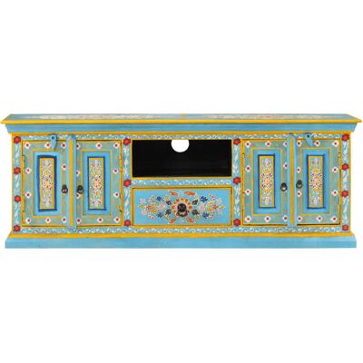 Latitude Vive Pawel Solid Wood TV Stand for TVs up to 43" Blue 43" Latitude Vive Pawel Solid Wood TV Stand for TVs up to 43" Blue 43"