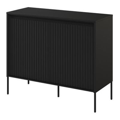 Latitude Run Aileu 98cm Wide Sideboard Black Matt 83cm H X 98cm W X 40cm D Latitude Run Aileu 98cm Wide Sideboard Black Matt 83cm H X 98cm W X 40cm D