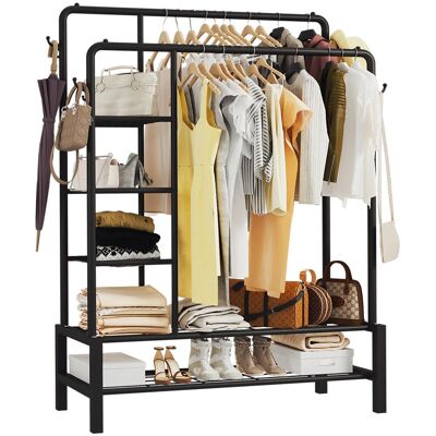 Rio Andraea 115cm Clothes Rack Black Rio Andraea 115cm Clothes Rack Black