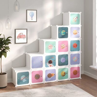 Isabelle & Max Eslinger Cube Storage Cabinet for Kids White Isabelle & Max Eslinger Cube Storage Cabinet for Kids White
