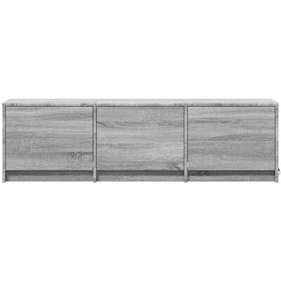 17 Stories TV Cabinet With LED With Drawer Engineered Wood Modern Storage Simple Grey Sonoma 40cm H x 140cm L x 34cm W 17 Stories TV Cabinet With LED With Drawer Engineered Wood Modern Storage Simple Grey Sonoma 40cm H x 140cm L x 34cm W