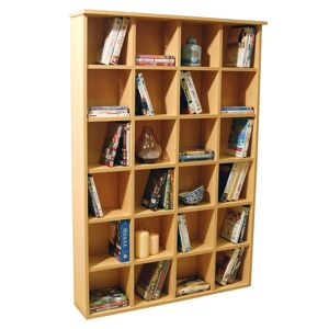 17 Stories Multimedia Storage Rack brown 130.5 H x 89.0 W x 20.0 D cm