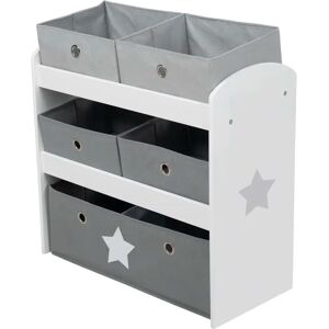 Stars Roba Toy Organiser brown 60.0 H x 63.5 W x 30.0 D cm