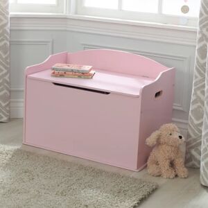 KidKraft Austin Toy Box pink 53.98 H x 76.2 W x 45.72 D cm