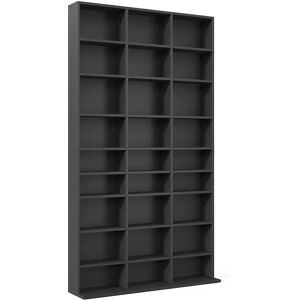 17 Stories CD Shelf black/brown 178.0 H x 102.0 W x 23.0 D cm