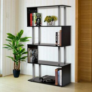 Latitude Run Lorentzen Bookcase black 145.0 H x 80.0 W x 30.0 D cm