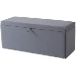 Furniture Link 120Cm Rectangle Storage Ottoman gray 49.0 H x 120.0 W x 43.5 D cm