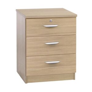 Ebern Designs Brendella 3 -Drawer Storage Cabinet brown 72.0 H x 60.0 W x 54.0 D cm