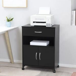 Ebern Designs Briton 1 Drawer Filing Cabinet black 80.0 H x 60.0 W x 39.0 D cm