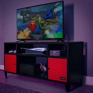 X Rocker Mesh-tek Media Gaming Unit - Tv Unit black/brown 60.0 H x 124.0 W x 35.0 D cm