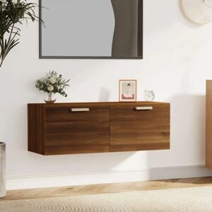 Latitude Run Wall Cabinet Sonoma Oak 100X36.5X35 Cm Engineered Wood brown 35.0 H x 100.0 W x 36.5 D cm