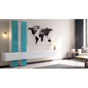 Wade Logan Ajo Entertainment Unit white/blue