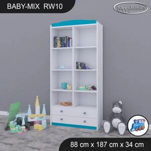 Happy Babies Baby Mix 88Cm Cube Unit blue 187.0 H x 88.0 W x 34.0 D cm