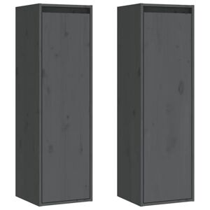 Ebern Designs , 100cm H x 30cm W x 30cm D Gesell Pine Solid Wood Floating Shelf gray 100.0 H x 30.0 W x 30.0 D cm