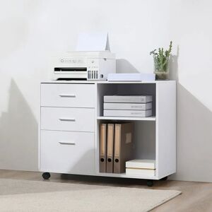 17 Stories Joori 3 Drawer Filing Cabinet white