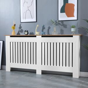 Marlow Home Co. Blisswood Radiator Cover Free-standing Home Entryway Hallway Furniture 82.0 H x 172.0 W x 19.0 D cm