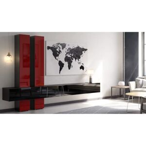 Wade Logan Ajo Entertainment Unit red/gray/black