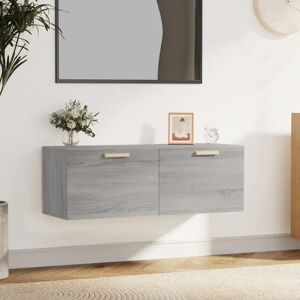 Latitude Run Wall Cabinet Sonoma Oak 100X36.5X35 Cm Engineered Wood gray 35.0 H x 100.0 W x 36.5 D cm