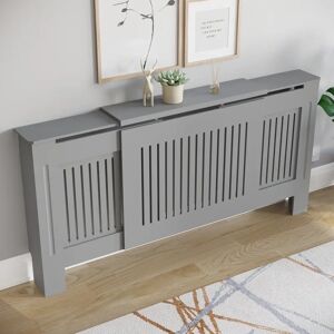 Marlow Home Co. Amberlie Panel Adjustable Radiator Cover Home Entryway Hallway Furniture 82.0 H x 204.0 W x 20.5 D cm