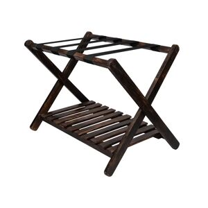 August Grove Centrahoma Foldable Mango Wood Luggage Rack