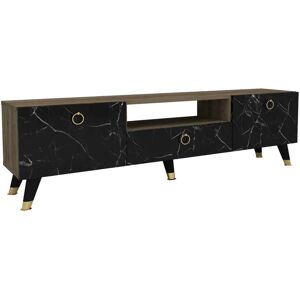 Canora Grey TV Stand And Media Console Suny black 45.0 H x 150.0 W x 31.3 D cm