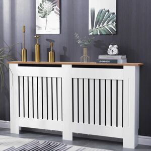 Marlow Home Co. Blisswood Radiator Cover Free-standing Home Entryway Hallway Furniture 82.0 H x 152.0 W x 19.0 D cm