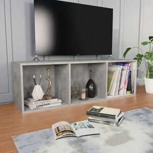 Brayden Studio Aliso Book Cabinet/TV Cabinet Engineered Wood Highboard Cupboard Bookshelf gray