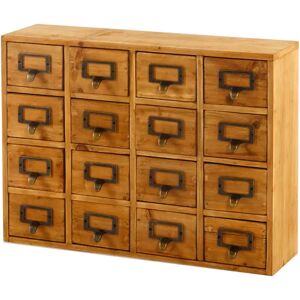 Borough Wharf Tovar 16 Drawer Chest brown 35.0 H x 46.5 W x 15.0 D cm