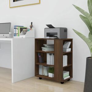 Ebern Designs Ayaru 6 -Shelf Storage Cabinet brown