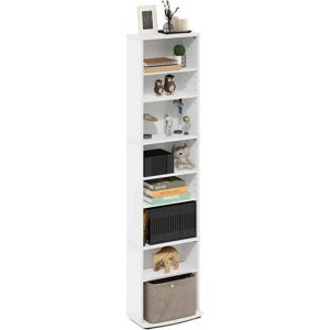 Alpen Home 54.1cm H Wall Mounted Media Storage white 54.1 H x 12.75 W x 5.75 D cm