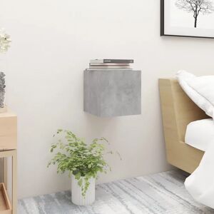 Ebern Designs Drayden Bedside Table gray 30.0 H x 30.5 W x 30.0 D cm