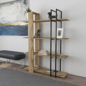 Fairmont Park Ostergren Bookcase white/black 160.0 H x 120.0 W cm