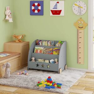 Isabelle & Max Kennett 62Cm Book Display in White/Grey gray