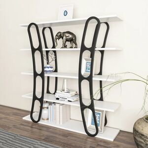 Fairmont Park Bookcase black 120.0 H x 120.0 W x 25.0 D cm