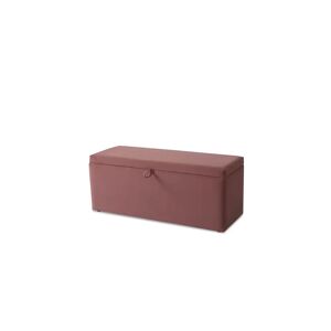 Furniture Link 120Cm Rectangle Storage Ottoman pink 49.0 H x 120.0 W x 43.5 D cm