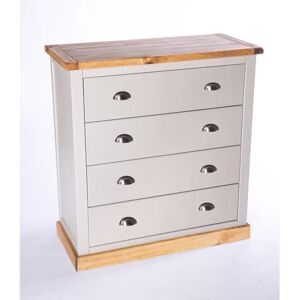 House of Hampton Donte 4 Drawer Chest gray 95.0 H x 90.0 W x 40.0 D cm