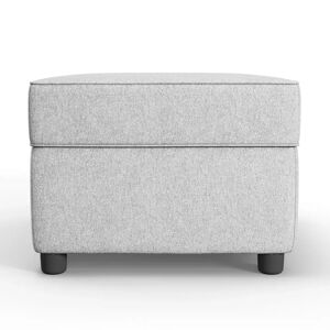 Brayden Studio Alfea 62Cm Rectangle Storage Ottoman black/gray 44.0 H x 64.0 W x 51.0 D cm