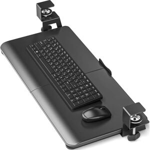 Inbox Zero 4.5Cm H x 65Cm W Desk Keyboard Tray/Drawer black 4.5 H x 65.0 W x 30.0 D cm